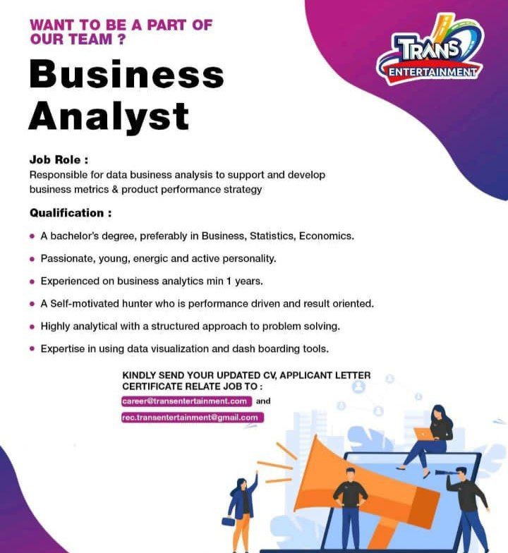 TRANS ENTERTAINMENT CARIER - BUSINESS ANALYST