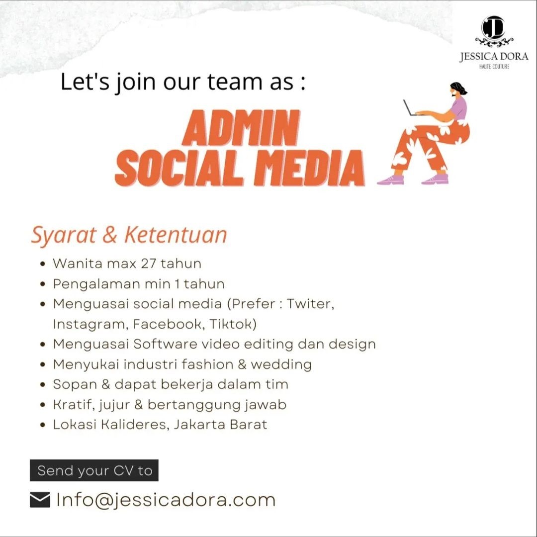 LOKER ADMIN SOCIAL MEDIA